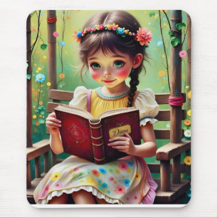 DIANA ~ヴィンテージ女読子彼女の本~マウスパッド マウスパッド