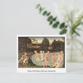 Diana and Actaeon by Lucas Cranach (i) ポストカード (スタンド正面)