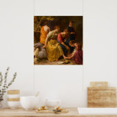 Diana and her Companions by Johannes Vermeer ポスター (キッチン)