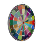 DIANA COLORS pixelat by MASANSER ダーツボード (正面左)