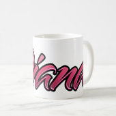 Diana faded pink Tasse Teetasse Kaffeetasse コーヒーマグカップ (正面右)