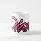 Diana faded pink Tasse Teetasse Kaffeetasse コーヒーマグカップ (中央)