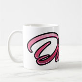 Diana faded pink Tasse Teetasse Kaffeetasse コーヒーマグカップ (左)