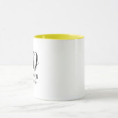 Diana – March Birth Flower Daffodil, Pretty Floral マグカップ (中央)