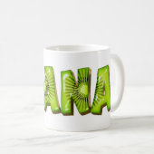 Diana Name Kiwi Style Tasse Teetasse Kaffeetasse コーヒーマグカップ (正面右)