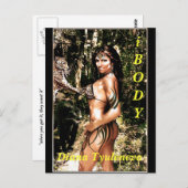 Diana Tyuleneva - Pantera, iBODY ポストカード (正面/裏面)