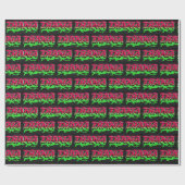 Diana Vorname Name Graffiti red green ラッピングペーパー (フラット)