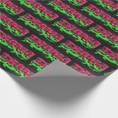 Diana Vorname Name Graffiti red green ラッピングペーパー (角)