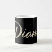 Diane white gold Handwriting Tasse Kaffeetasse コーヒーマグカップ (中央)