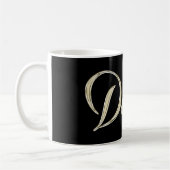 Diane white gold Handwriting Tasse Kaffeetasse コーヒーマグカップ (左)