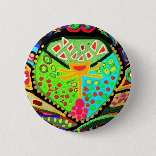 Dianna Diamond Heart王子 缶バッジ (正面)