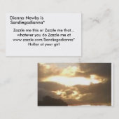 Dianna Newbyは、Sandiegodianna*、Zazzle私thi…あります 名刺 (正面/裏面)