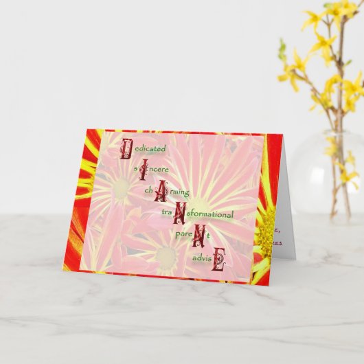 dianne カード (黄色い花)