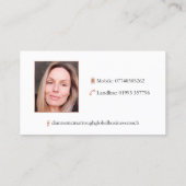 Dianne McMurrough 名刺 (裏面)