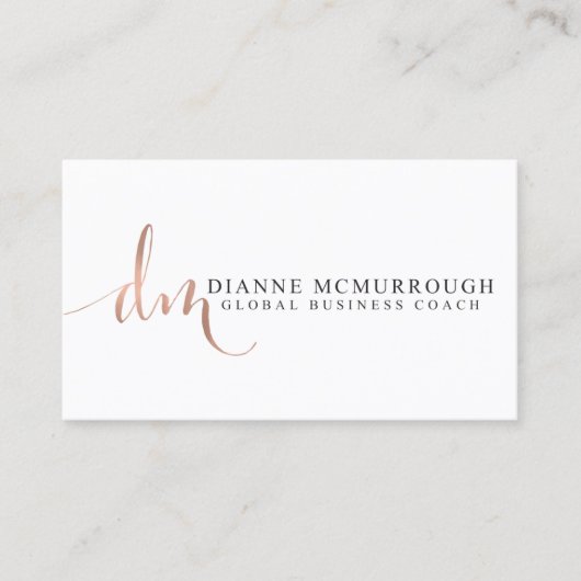 Dianne McMurrough 名刺 (正面)
