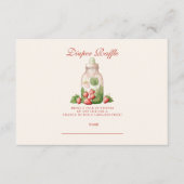 "Diaper Raffle at the Sweet Berry Baby Shower" エンクロージャーカード (正面)