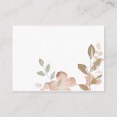 Diaper Raffle Baby Shower Game Cute Bear エンクロージャーカード (裏面)