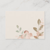 Diaper Raffle Baby Shower Game Cute Bear エンクロージャーカード (裏面)