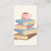 Diaper Raffle Book Library Themed Baby Shower エンクロージャーカード (裏面)