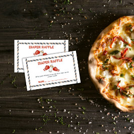 Diaper Raffle Boxing Little Champion Baby Shower  エンクロージャーカード