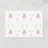 Diaper Raffle Card エンクロージャーカード (裏面)