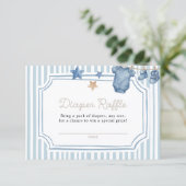 Diaper Raffle Card Blue Jean エンクロージャーカード (スタンド正面)