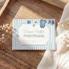 Diaper Raffle Card Blue Jean エンクロージャーカード