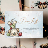 Diaper Raffle Card Winter Puppy Baby Shower エンクロージャーカード