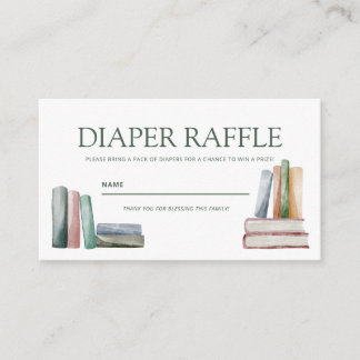 Diaper Raffle Enclosure Card エンクロージャーカード
