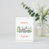 Diaper Raffle Enclosure Card - Dinosaurs エンクロージャーカード (スタンド正面)