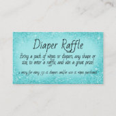 Diaper Raffle Invitation Insert エンクロージャーカード (正面)