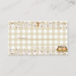 Diaper Raffle Little Birdie is on the way card 名刺