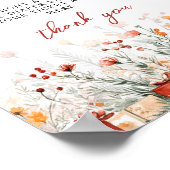 Diaper Raffle Merry Little Baby Shower Game sign ポスター (角)