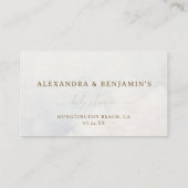 Diaper Raffle Moon Mobile Twinkle Baby Shower エンクロージャーカード (裏面)