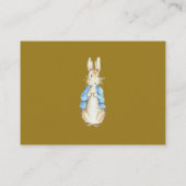 Diaper Raffle Peter Rabbit Baby Shower Ticket エンクロージャーカード (裏面)