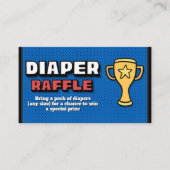Diaper Raffle - Soccer Baby Shower エンクロージャーカード (正面)