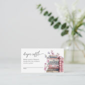 Diaper Raffle Storybook New Chapter Baby Shower エンクロージャーカード (スタンド正面)