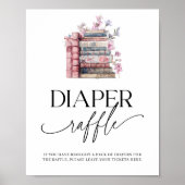 Diaper Raffle Storybook New Chapter Baby Shower ポスター (正面)