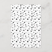 Diaper Raffle ticket halloween goose Baby Shower エンクロージャーカード (裏面)