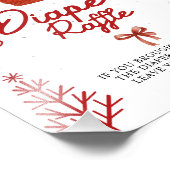 Diaper raffle Winter Santa Sign フォトプリント (角)