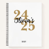 Diary Back to School, University, College. ノートブック (正面)