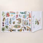 Días de Sol y Mar | Monogram Puerto Vallarta ビーチタオル (正面)