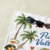 Días de Sol y Mar | Monogram Puerto Vallarta ビーチタオル (インサイチュ)