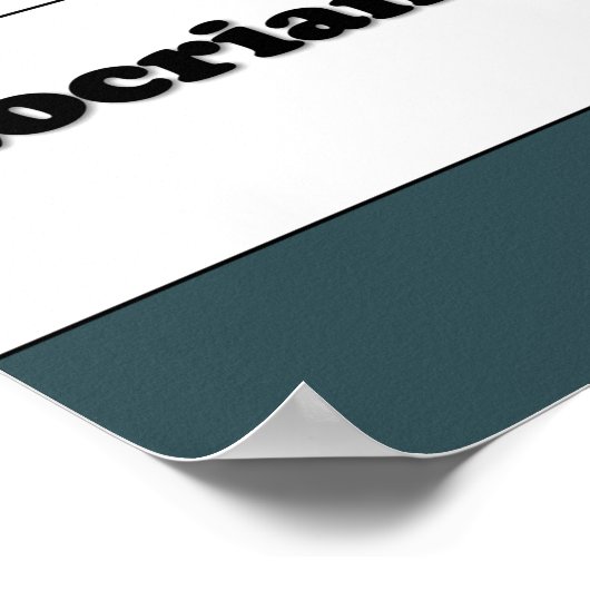 Diatonicモード – 明るさ順 ポスター (角)