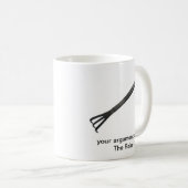 Diaxの熊手 コーヒーマグカップ (正面右)