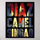 Diaz Canel Singao ポスター (正面)