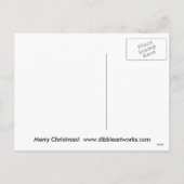 Dibble_Art02_クリスマス シーズンポストカード (裏面)
