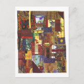 Dibble_Art20_Crazed_Quilt ポストカード (正面)