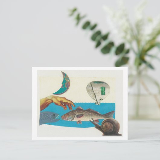 Dibble_Artworks_118_Red_Fish ポストカード (スタンド正面)