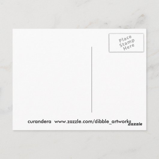Dibble_Artworks_123_Curandera ポストカード (裏面)